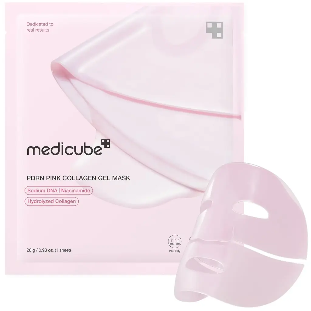 Medicube PDRN Pink Collagen Gel Sheet Mask, Each Mask