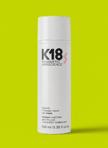 K18 Biomimetic Hair Science leave-in molecular repair hair mask