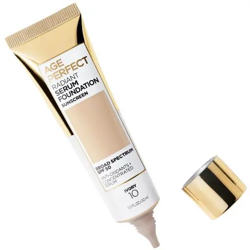 l'oreal Age Perfect Radiant Serum Foundation with SPF 50 (10 Ivory, 15 Rose Ivory, 25 Cream Beige)