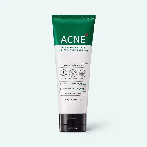 Some By Mi AHA-BHA-PHA 30 Days Miracle Acne Clear Foam 100 ml